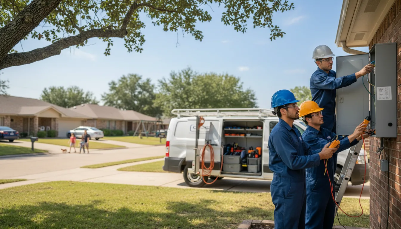 Certified electrician providing emergency electrical services in Clintonville, WI